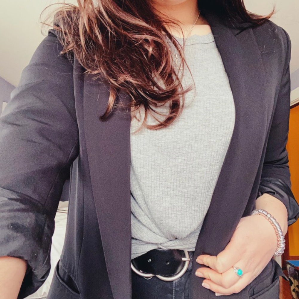 H&M black blazer